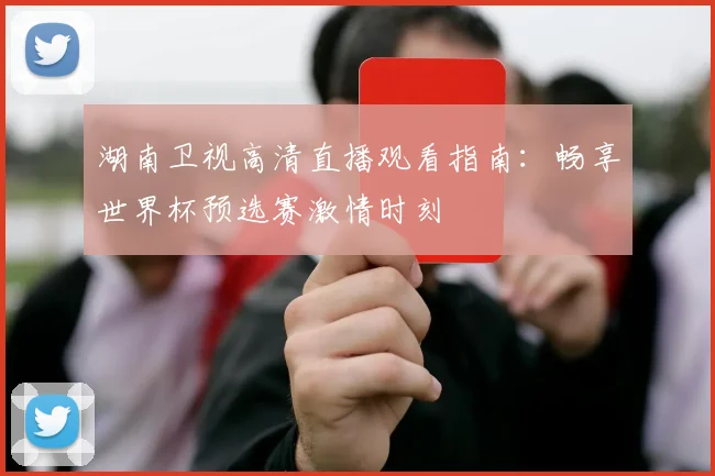 湖南卫视高清直播观看指南:畅享世界杯预选赛激情时刻