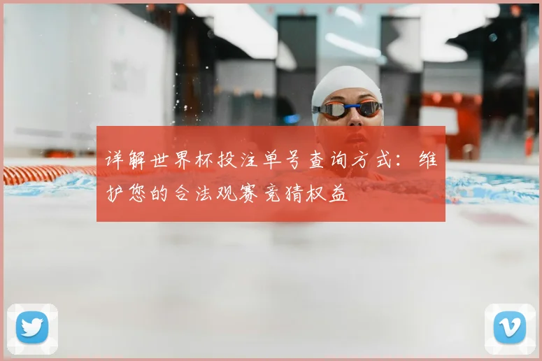 详解世界杯投注单号查询方式：维护您的合法观赛竞猜权益